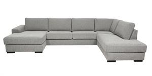 Malmø sofa med chaiselong og open end - 220x356